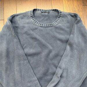 Brandy Melville Dusty Blue Crew Neck Sweater